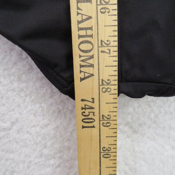 Kenneth Cole Swimsuit Womens Medium Black White One Piece Strappy Plunge Swim - Picture 7 of 8